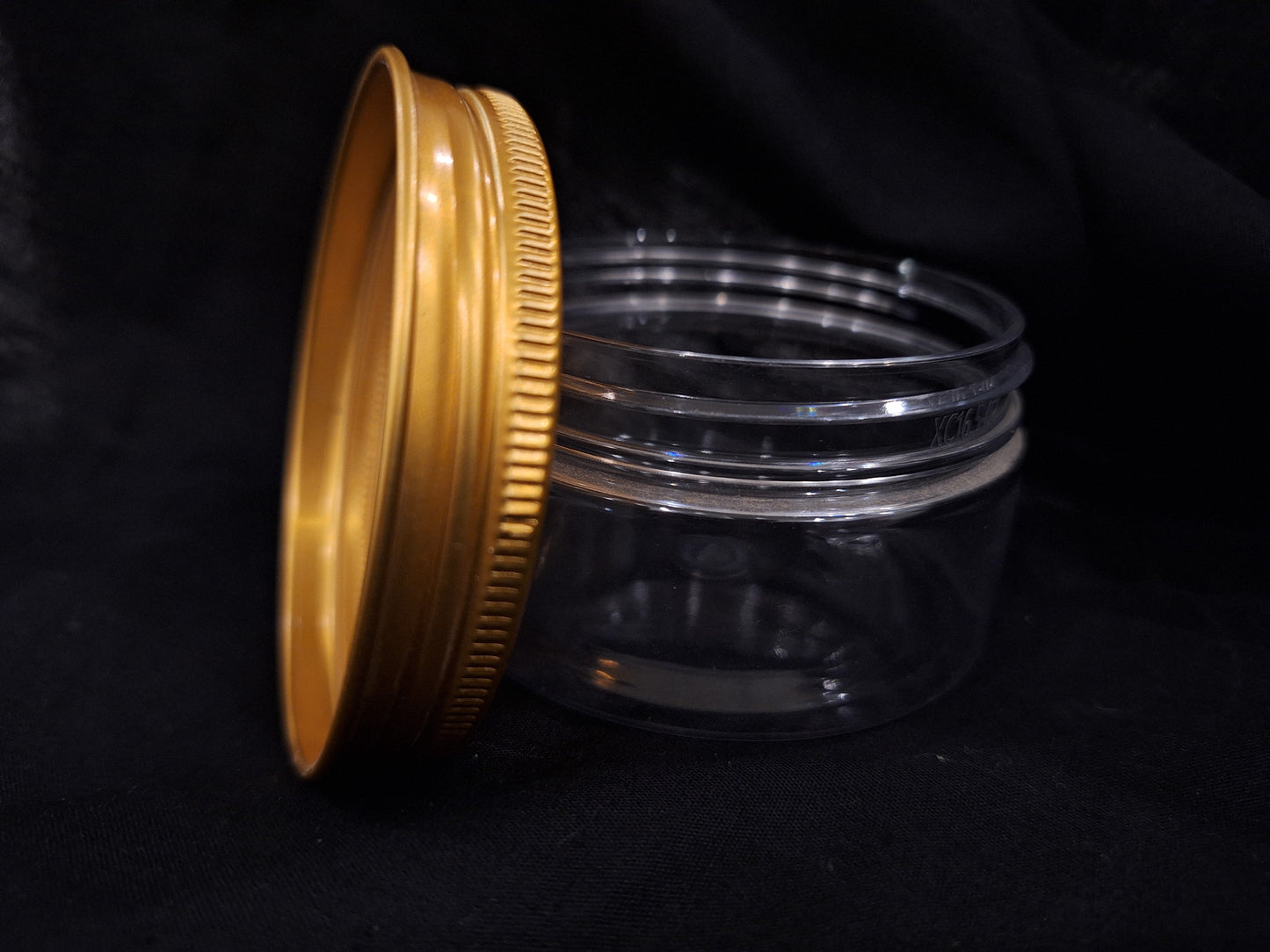 Pet/Aluminum Transparent Jar