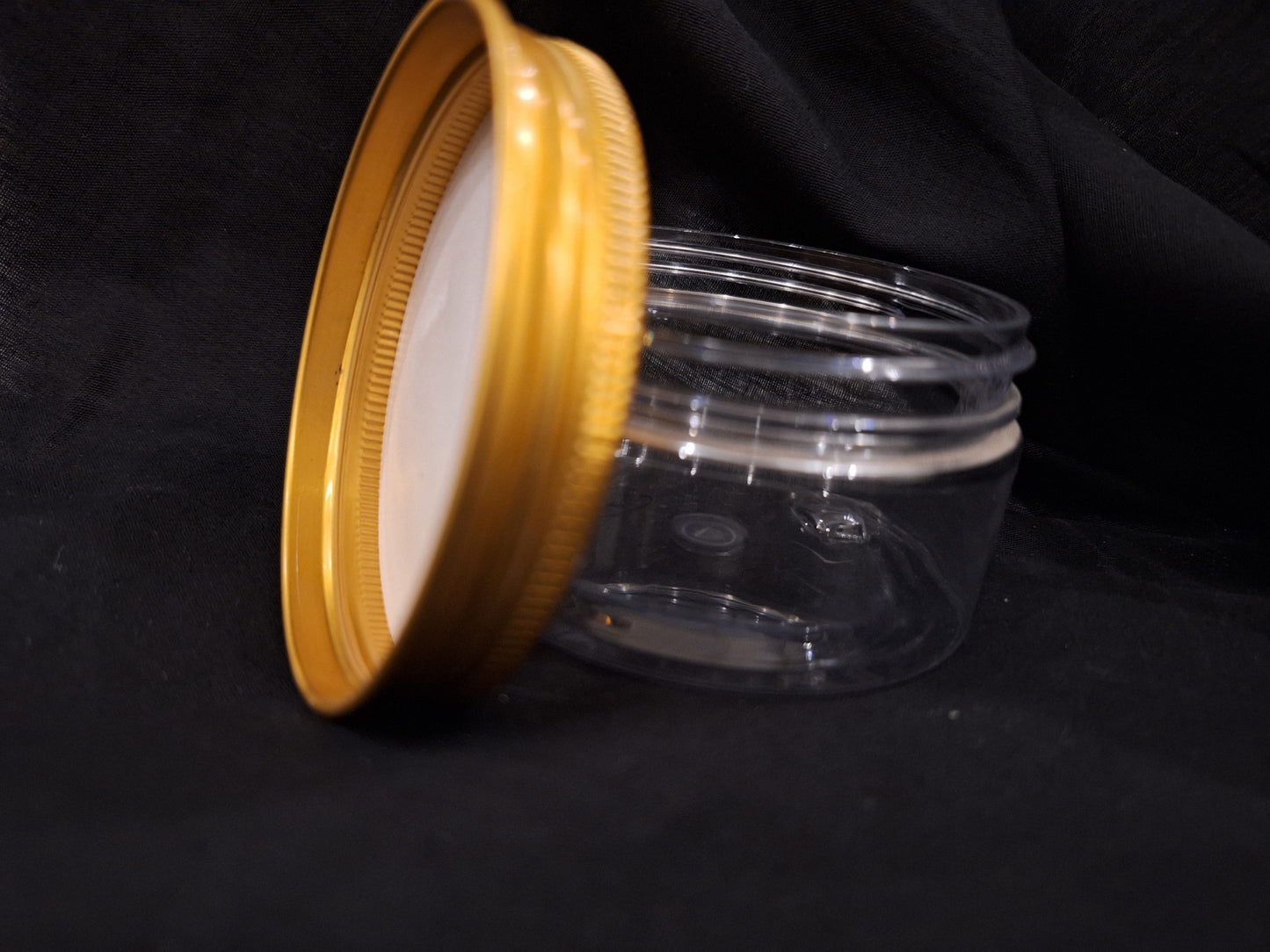 Pet/Aluminum Transparent Jar