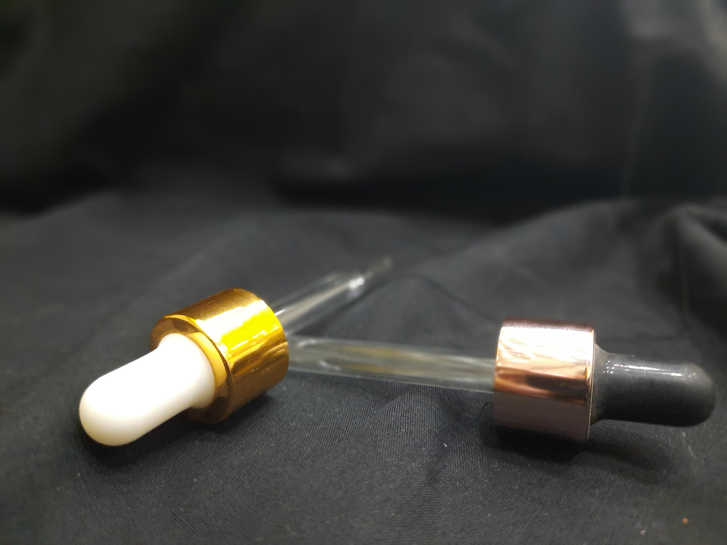 30ml Gold/Frosted Glass Dropper