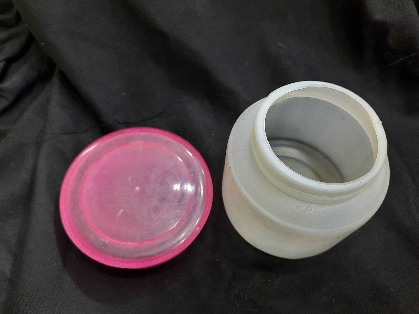 200g Pink/Frosted White Jar