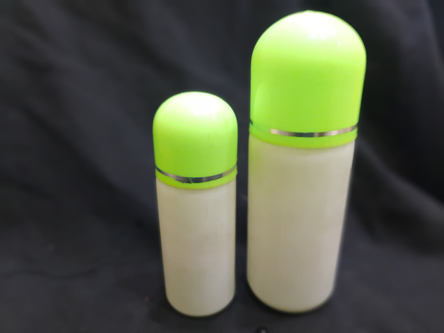 Green/White Oil Bottle with Seal