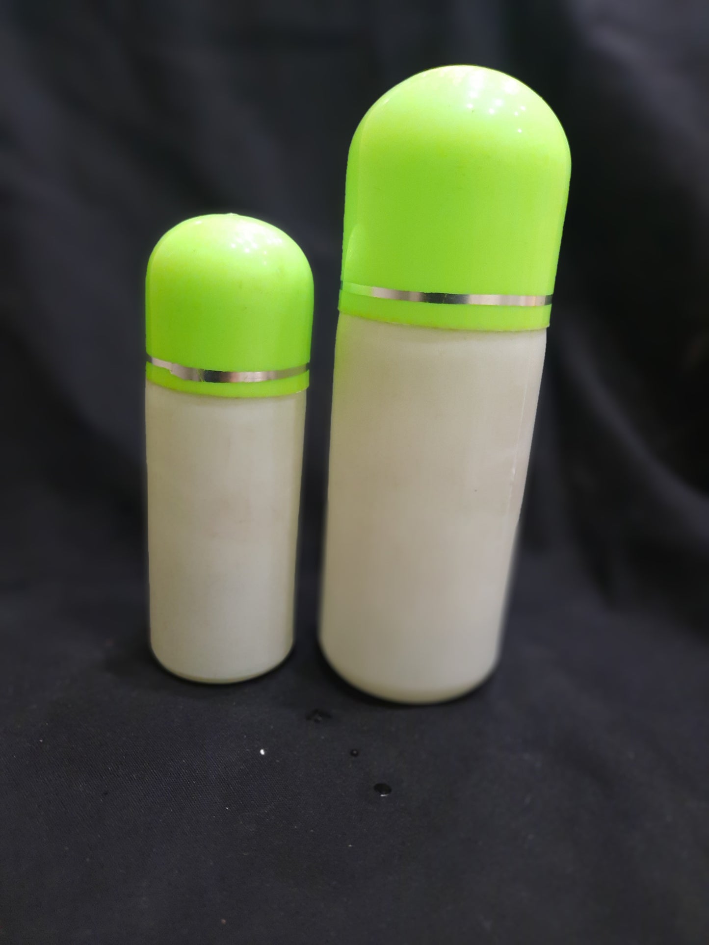 Green/White Oil Bottle with Seal