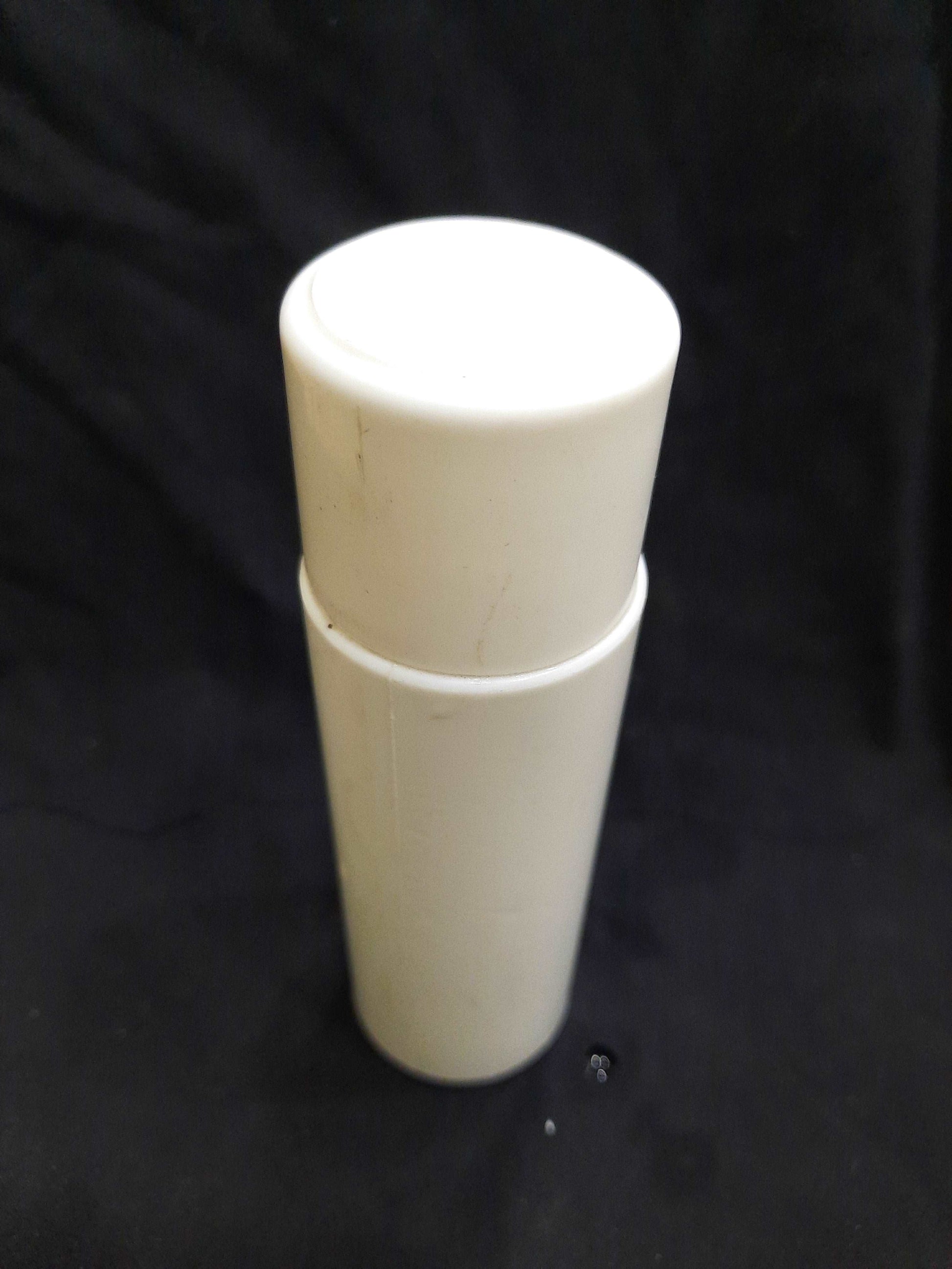 120ml White/White Round Oil Bottle