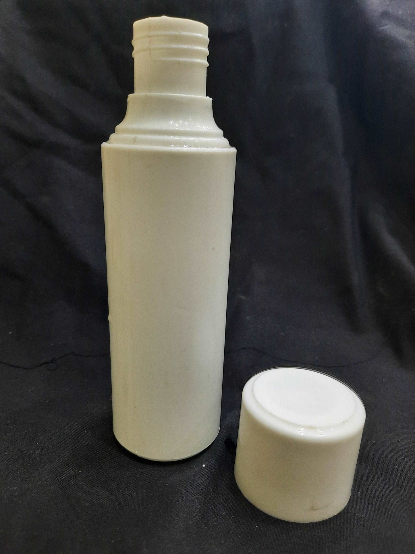 120ml White/White Round Oil Bottle