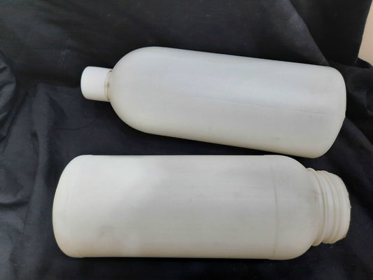 1L Round White White Vet/Pharma Bottle