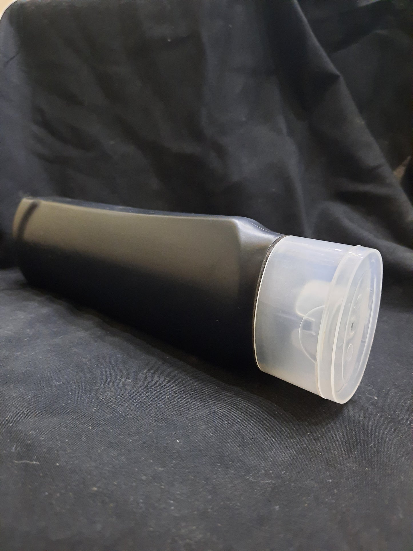 Black Transparent Shampoo Bottle