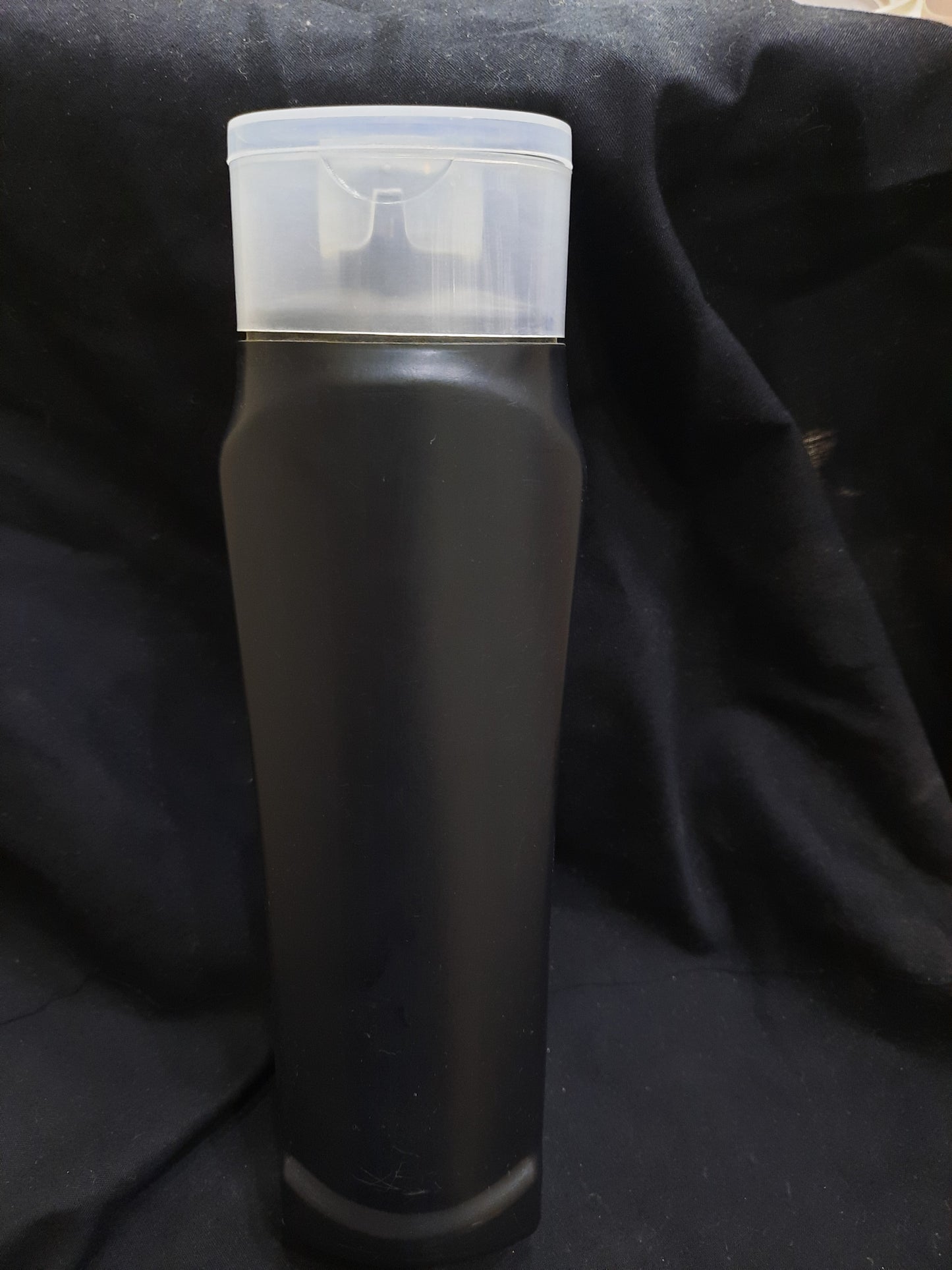 Black Transparent Shampoo Bottle