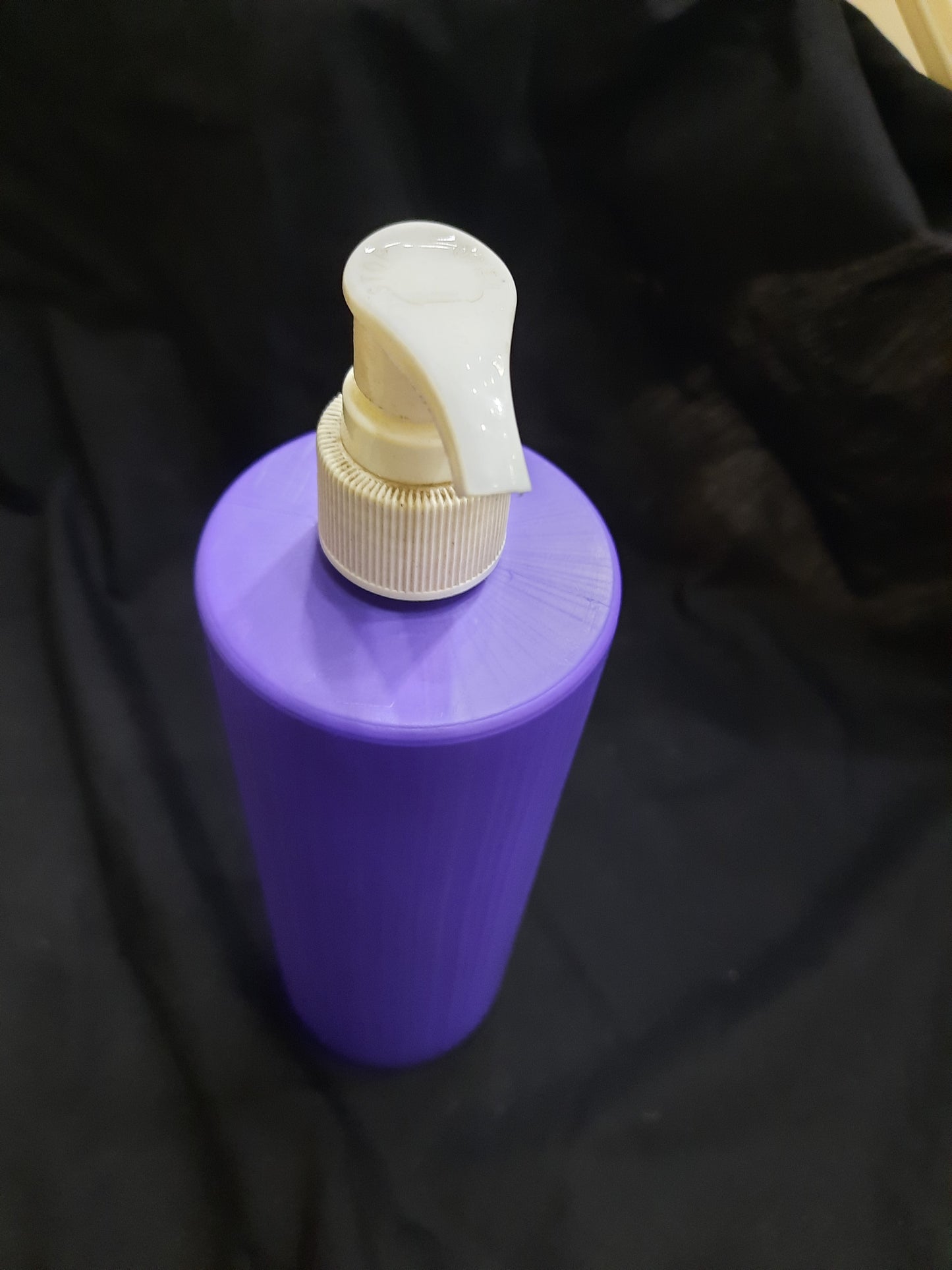 500ml Purple/White Oil Bottle - with Pump