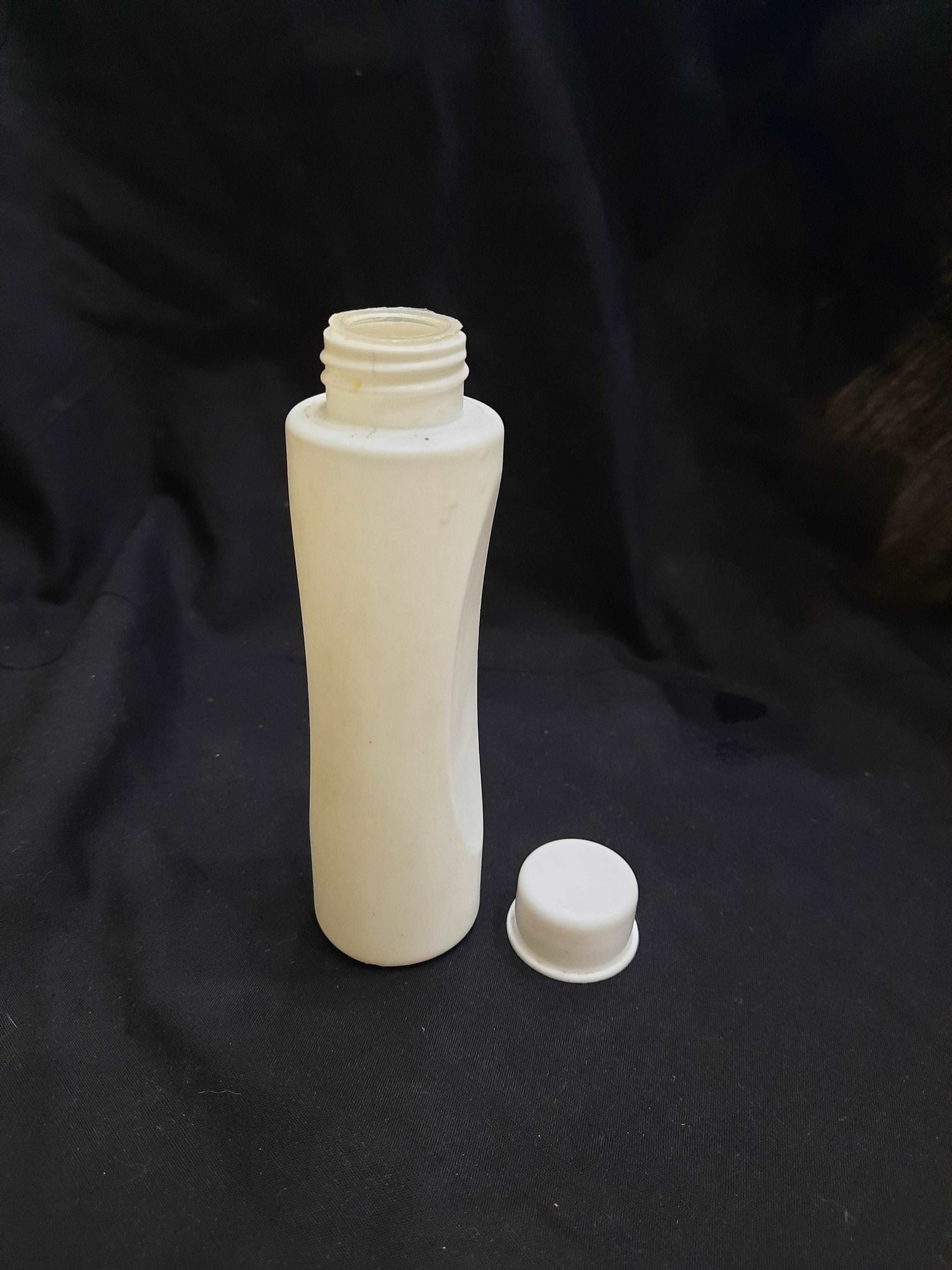 100ml White/White Curve bottle