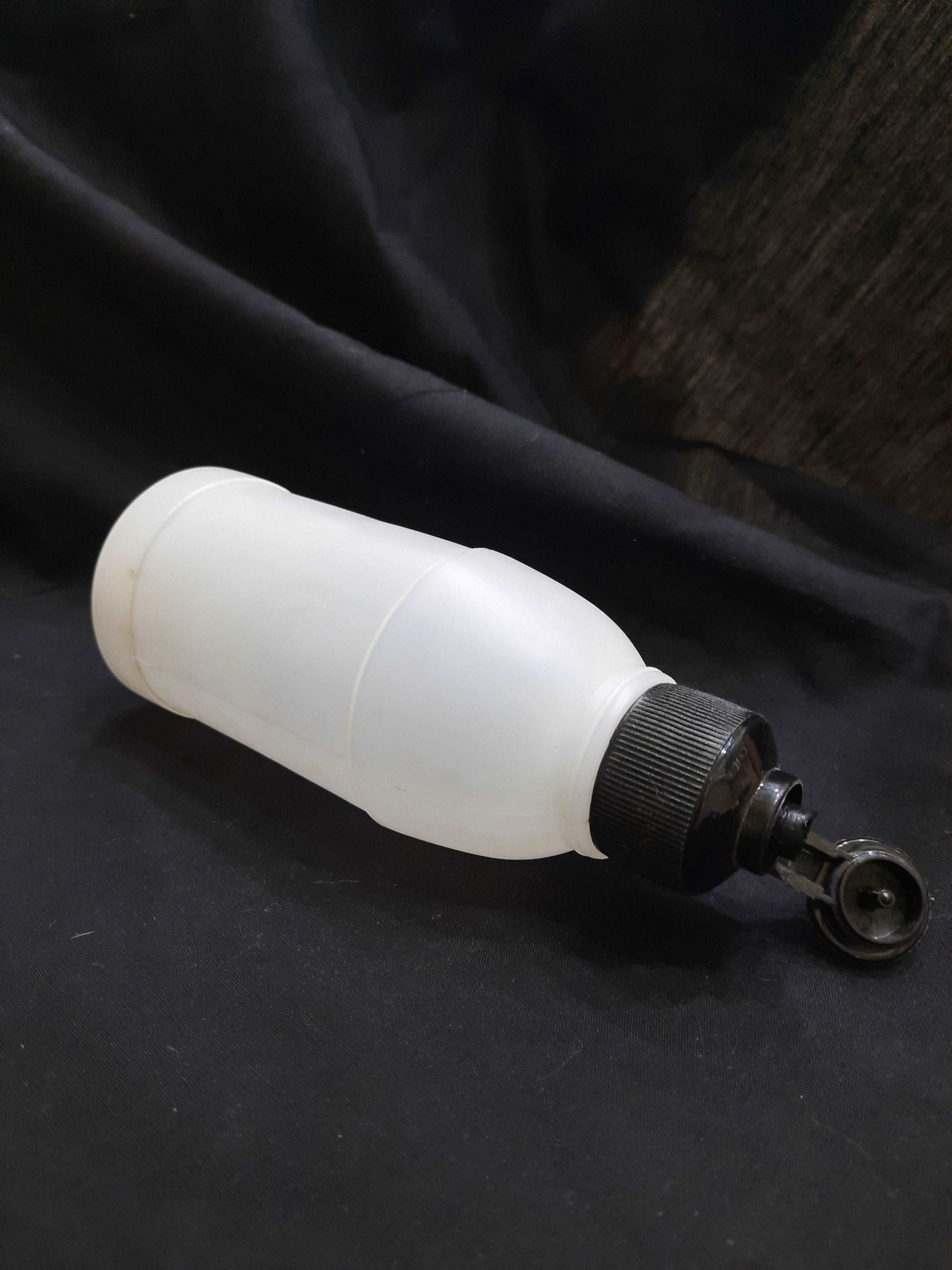 200ml Round White Bottle - Flip Cap