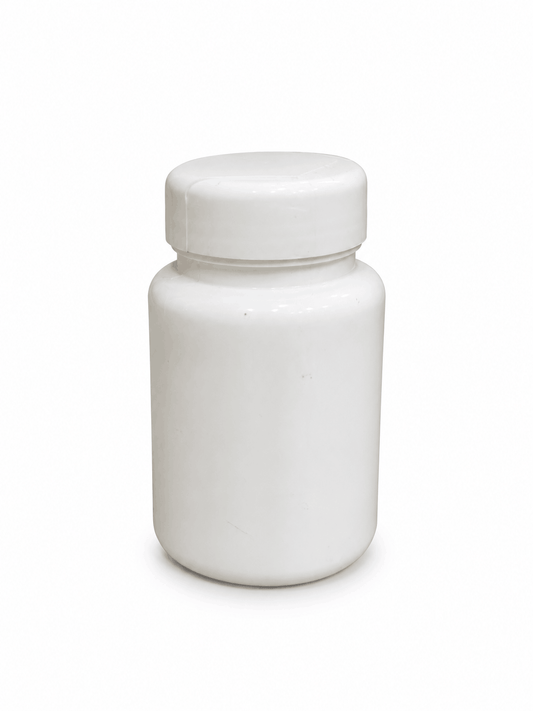White/White Vitamin container