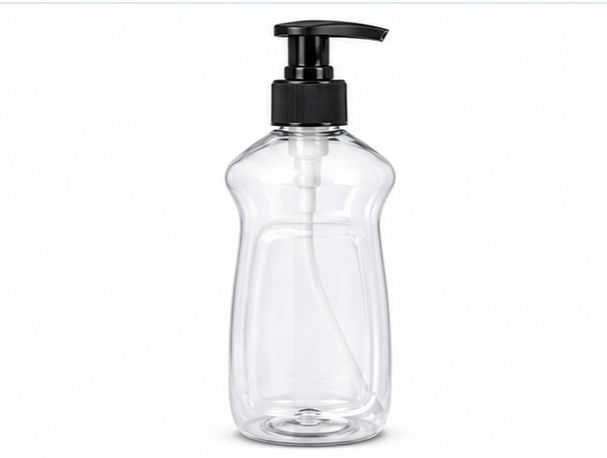 500ml Handwash & Dishwash Plastic Bottle with Black Pump