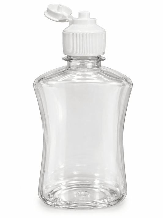 Transparent/White - Flip cap