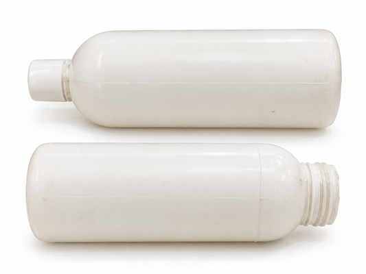 1L Round White White Vet/Pharma Bottle