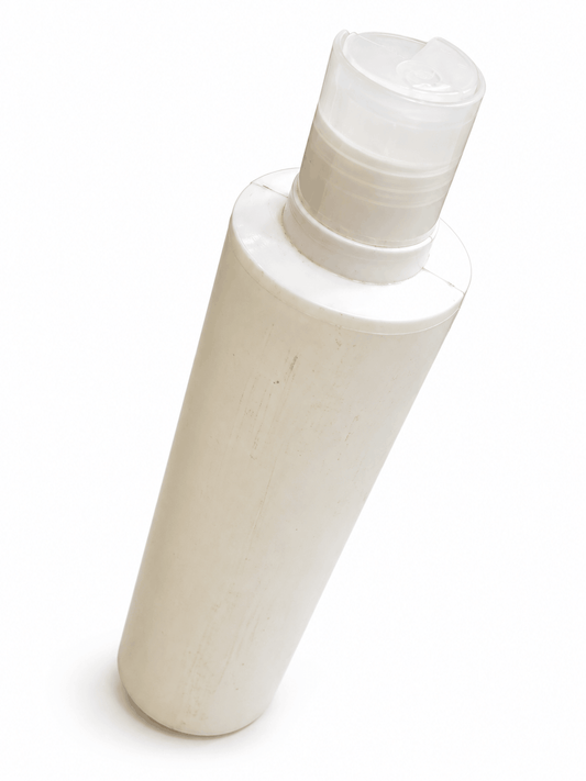 200ml Round White Press cap