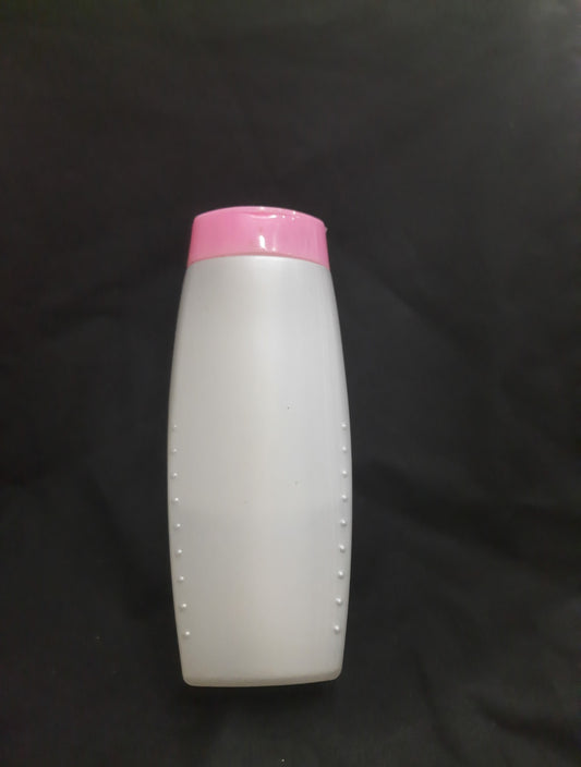 White Pink Shampoo Bottle