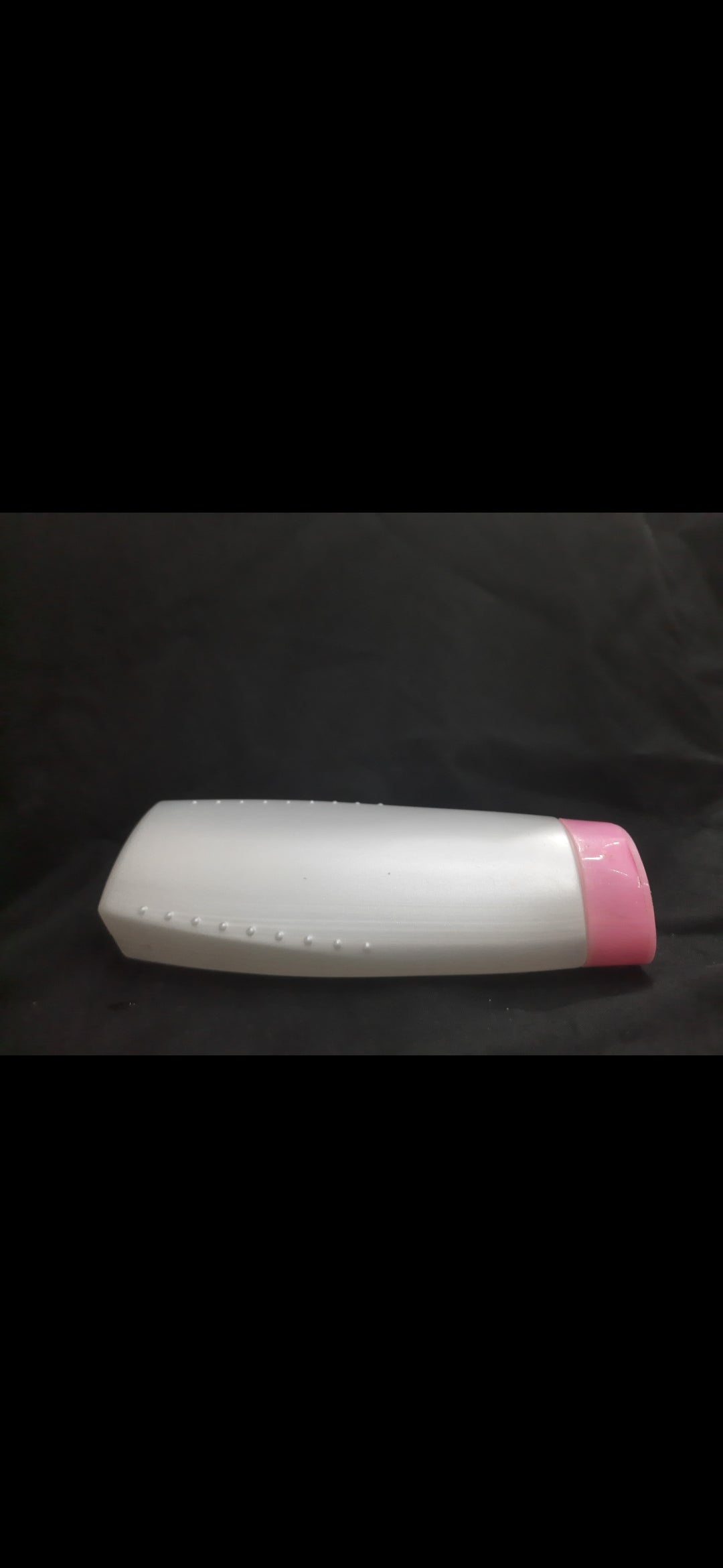 White Pink Shampoo Bottle