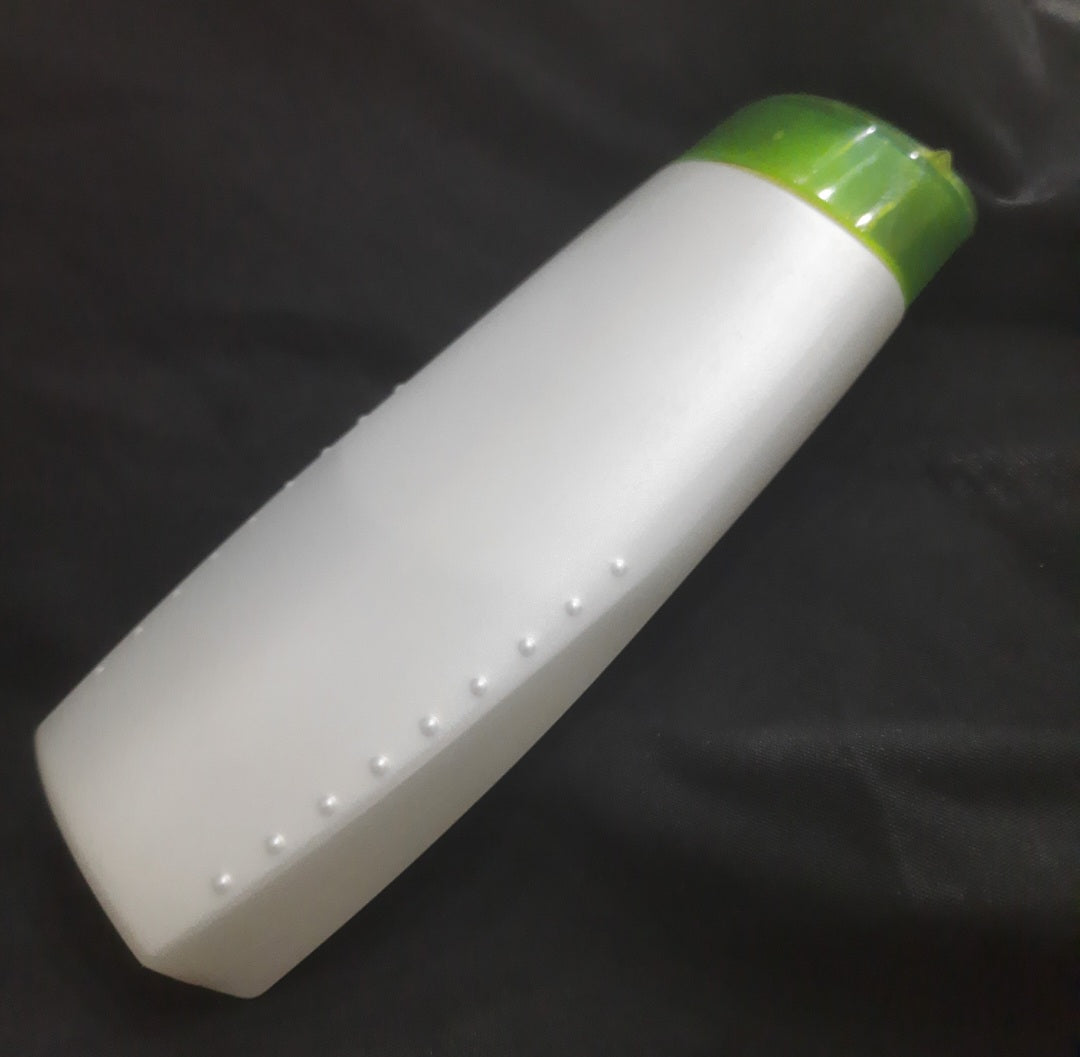 Green White Shampoo Bottle