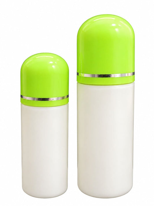 Green/White Oil Bottle with Seal