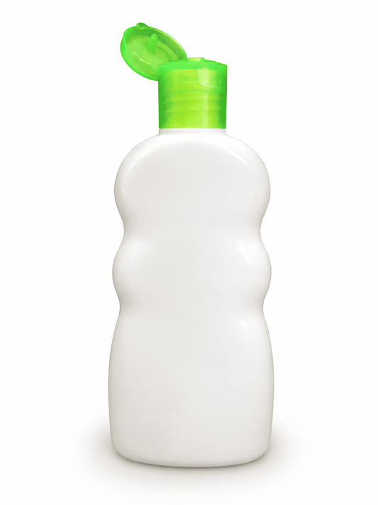 100ml White Bottle (curvy)