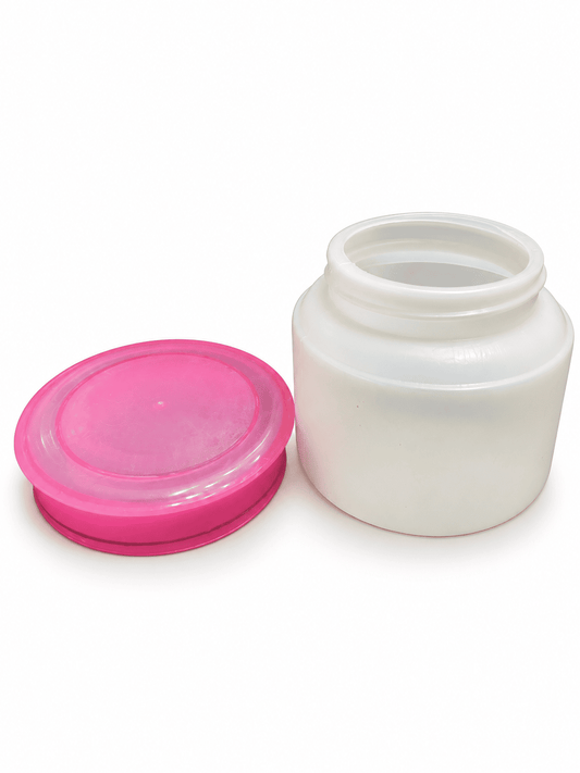 200g Pink/Frosted White Jar